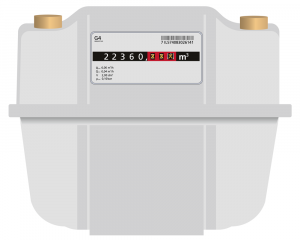 Gaszähler Barcode